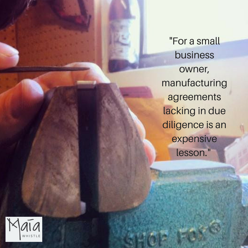 Expensive Lessons In Manufacturing – Maia Whistle